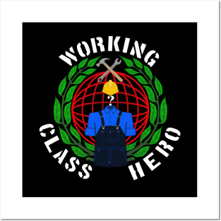 Working Class Hero Posters and Art